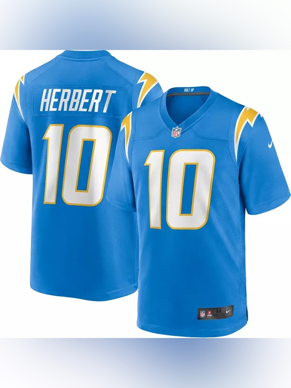Nike Los Angeles Chargers Justin Herbert #10 Blue Jersey - Youth L (14/16)